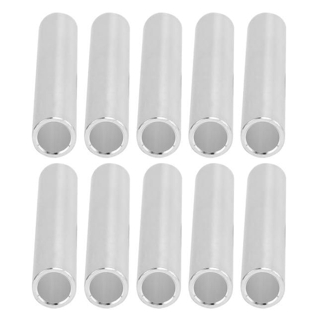Straight Metal Pipe, 10Pcs 8mm Outer Diameter Aluminum Tubing 50mm Length Shaft For DIY