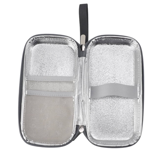Insulin Cooler Bag, Multifunctional Diabetic Medication , Insulated And Humidified, With Zipper Closure, For Insulin And Other Medications