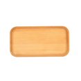 thumbnail image 1 of Storage Tray Multipurpose 4 Shapes Solid Wood Square Rectangle  Ellipse Dinner Breads Plate Home Supplies, 1 of 8