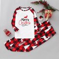 thumbnail image 2 of Pisexur Christmas Pajamas for Family Add Festive Atmosphere Family Christmas Pjs Matching Sets Reindeer and Snowflake Patterned Sleepwear Xmas PJS Set for Couples and Kids Christmas Pajamas, 2 of 5