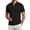 Black, variant on DGMIOCS Mens Short Sleeve Polo Cotton Classic Collar Vacation Black XXL