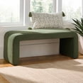 thumbnail image 2 of Better Homes & Gardens Juliet Velvet Waterfall Bench, Olive, 2 of 5