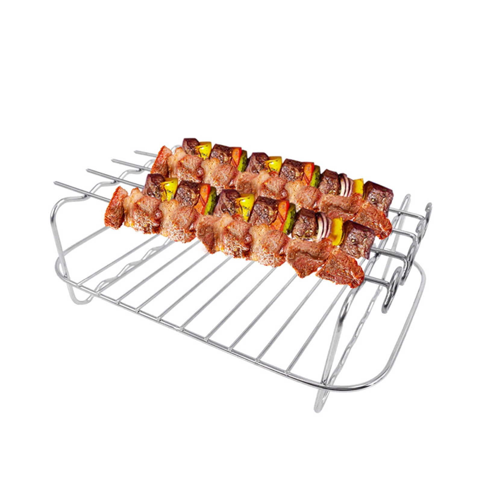 Dvkptbk Air Fryer Liners Airer Fryer Rack Double Pot Accessories Oven Grill Steam Rack Airer Fryer Double Pot Air Fryer Accessories on Clearance