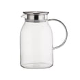 thumbnail image 1 of Siruishop Glass Pitcher Container Fridge Water Jug for Cold or Hot Beverage Milk Juice 1.2L, 1 of 9