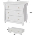 thumbnail image 2 of Commode à 3 Tiroirs, Coffre de Rangement en Bois de 29,3 Po de Hauteur pour Chambre, Salon et Entrée, 2 of 8
