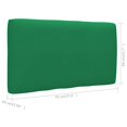 thumbnail image 4 of vidaXL Coussin de Palette Vert 70x40x12 cm Tissu, 4 of 4