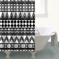 thumbnail image 4 of Mid Century Neutral Geometric Abstract (3) Shower Curtains Waterproof Shower Liner,Contemporary Chic Polyester Bathroom Curtain,bath curtain shower liners with plastic hook 72x72Inch, 4 of 4