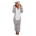 thumbnail image 2 of Mikilon Combinaison Pyjama à Capuche à Manches Longues pour Femmes, Décontractée, Chaude pour l'Hiver, Tenue de Nuit, 2 of 6