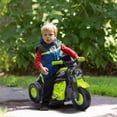 thumbnail image 2 of Qaba Vélo Électrique, Voiture à Bulles à Chevaucher avec Phare DEL, Musique Vert, 2 of 10