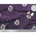 thumbnail image 3 of Soimoi Cotton Duck Fabric Star & Owl Bird Decor Fabric Printed Yard 56 Inch Wide, 3 of 3
