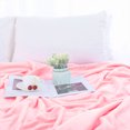 thumbnail image 3 of Unique Bargains Couverture Jetée en Molleton Microplush Doux pour Lit Grand, Rose, 3 of 10