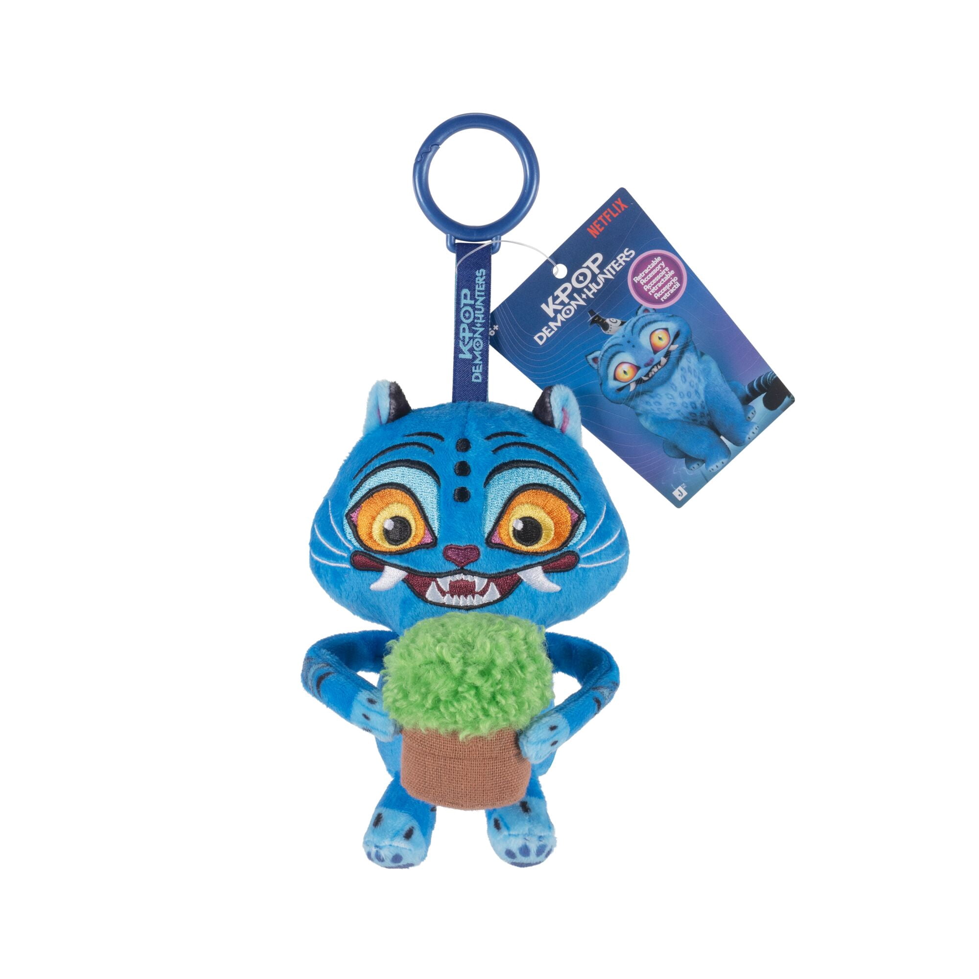 Attache en peluche rétractable de 4 pouces Chasseurs de Démons KPop - Derpy