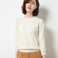 thumbnail image 1 of LNGOOR Chandail pour Femmes 2024 Col Rond Manches Longues Automne Hiver Pulls Mode Chandails Coréens Chandails de Base Chandails Ajustés en Tricot Chandails, 1 of 7