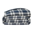 thumbnail image 4 of Mainstays Plaid Navy Reversible Comforter Twin, 4 of 5