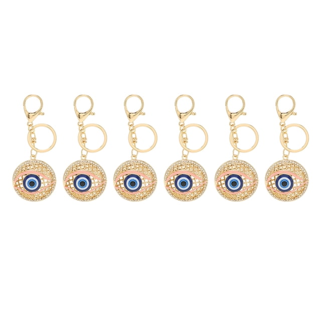Cute Keychain, Multipurpose 6pcs Exquisite Big Eyes Keychain For Handbag