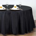 thumbnail image 2 of LNGOOR 108” Wholesale Round Tablecloth Polyester Round Table Linens For Wedding Party Banquet Restaurant -  WHITE, 2 of 10