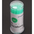 thumbnail image 1 of 100pcs/pack Disposable Cotton SwaEyelash Extension Micro Individual Applicators Home Mascara Brush Cotton Soft Swa- (Color: medium), 1 of 5