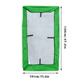 thumbnail image 3 of Replacement Shade Cover For 3 Seater Garden Swing Outdoor Patio Swing Seat Cover Durable Swing, 3 of 4