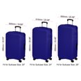 thumbnail image 2 of Unique Bargains Elastic Silk Travel Luggage Cover, Washable Protective Suitcase Protector Bag Blue for 24 Inch Wheeled Suitcase, 2 of 5