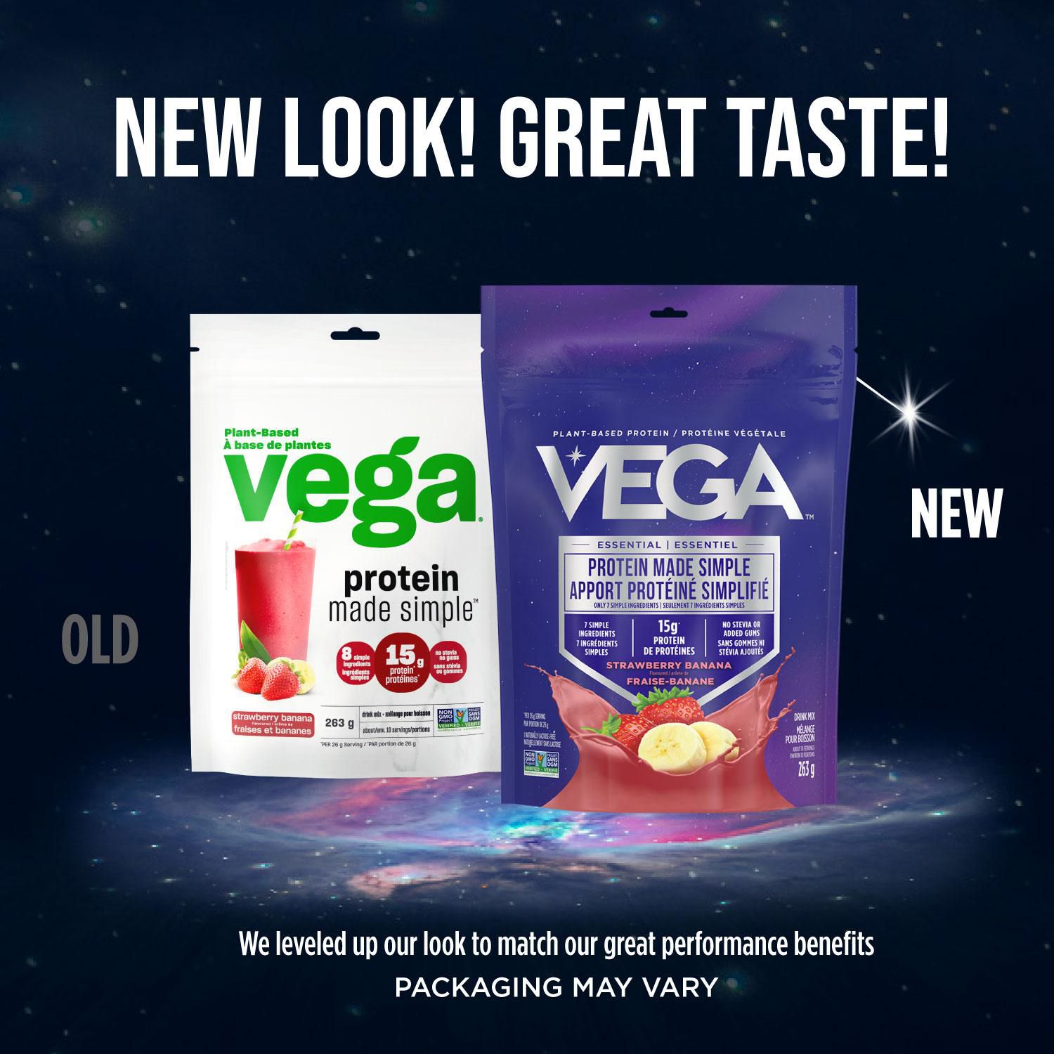 Vega Protein Made Simple CA Strawberry Banana (263g)