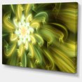thumbnail image 2 of Dance of Yellow Fractal Petals - Impression sur Toile Florale, 2 of 4
