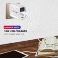thumbnail image 3 of Chargeur Mural Rapide USB 12W Chargeur USB Type‐C PD Affichage Numérique 3.0 Charge Rapide USB, Charge Rapide Multifonctionnelle, 3 of 5