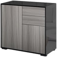 thumbnail image 1 of HOMCOM Buffet Bahut à Fini Lustré avec Tiroirs Armoire de Rangement de Cuisine, 1 of 10