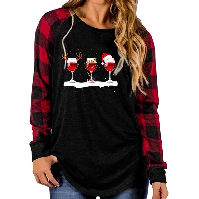 Pisexur Chandails en Molleton de Noël pour Femmes 2024 Mode Manches Longues Col Rond Chandails en Molleton Graphique Arbre de Noël Amusant Chandails à Capuchon Décontractés Vacances Chandail Ample Surdimensionné