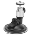 thumbnail image 2 of Suction Cup Bracket, Simple Operation  Adsorption Capacity Multi Angle Arbitrary Adjustment 1/4 inch Screw Car GPS Mount Adapter Firm  for Car Black,Silver, 2 of 7