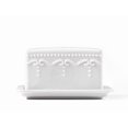 thumbnail image 3 of RICARDO 1 lb Butter Dish, Durable Ceramic Butter Keeper with Printed Measurements, Dishwasher Safe, Keeps Butter Fresh & Soft for Easy Storage & Serving, Neutral White, 3 of 3