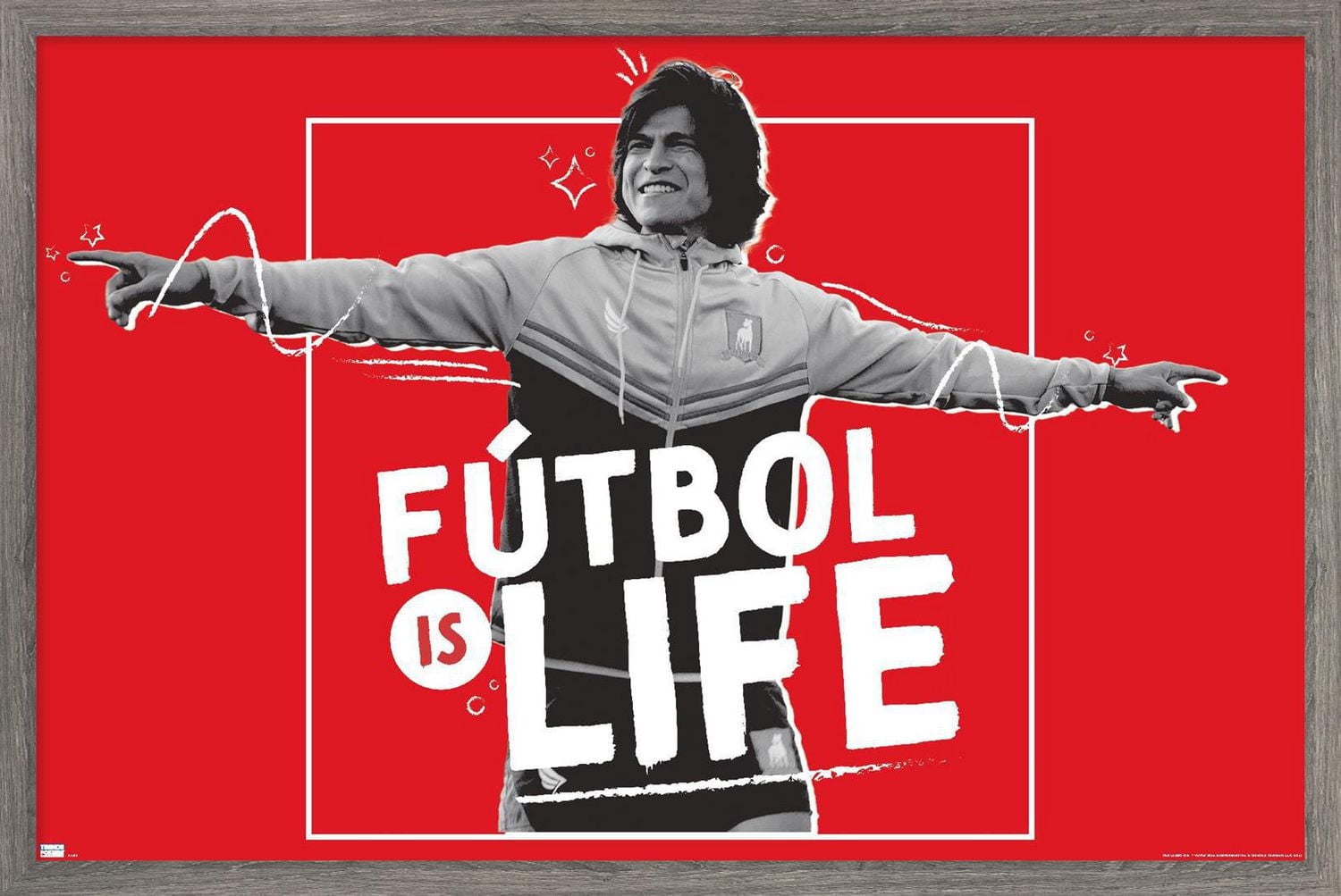 Ted Lasso - Futbol is Life Wall Poster