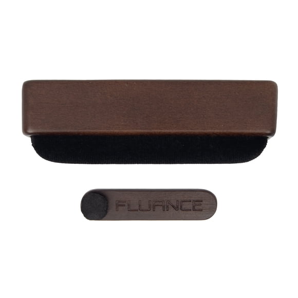 Fluance 2-in-1 Vinyl Record & Stylus Cleaning Kit with Velvet Record Brush and Turntable Stylus Brush - Vinyl Cleaning Kit and Stylus Cleaner Brush to Preserve Sound Quality (VB63)
