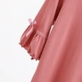 thumbnail image 4 of AherBiu Pajamas Tops for Women Oversized Ruffle 1/2 Sleeve Basic Layer Top Tees Shirts Comfy Soft Undershirts, 4 of 5