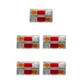 thumbnail image 3 of maskred 2pack/lot Durable LED Truck Tail Light Bar For Trucks And Trailers 24v white cover 5Set, 3 of 6