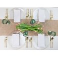 thumbnail image 3 of [Clear Hammered With Gold Rim 8 Pack] 13'' Charger Plates Clear Hammered With Gold Rim Plastic Heavy Duty Disposable Dinner Chargers Servew, 3 of 7