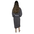 thumbnail image 4 of Women’s 100% Terry Cotton Bathrobe Toweling Gown Robe Two Tone, 4 of 8