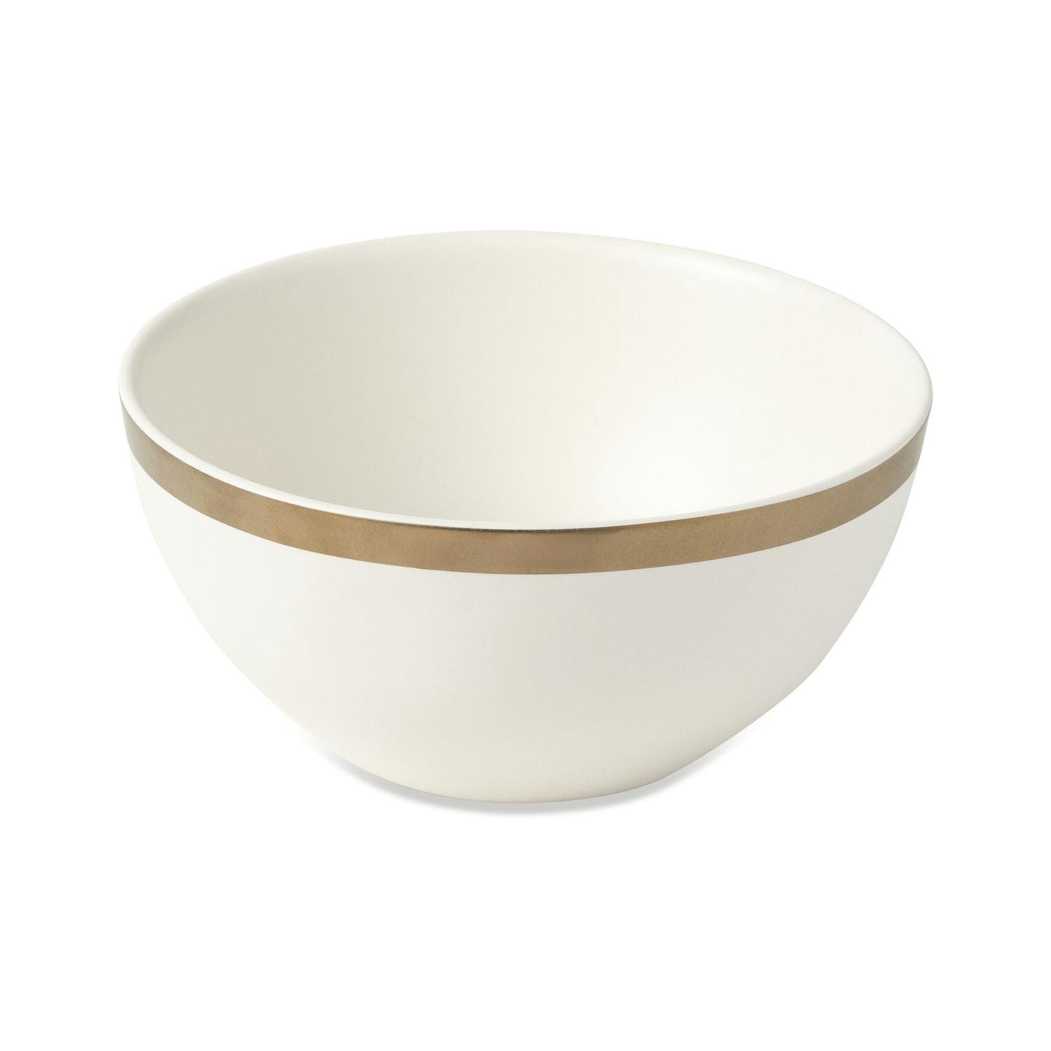 Service de table en grès 12 pièces de la collection Everest de Thyme & Table, blanc