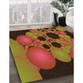 thumbnail image 3 of Ahgly Company Tapis Rectangulaire Lavable en Machine Intérieur Transitionnel Rouge Safran, 5 Pieds x 8 Pieds, 3 of 7