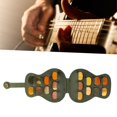 thumbnail image 4 of Guitar Plectrums Bag Plectrum Holder Easy to Paste Self Adhesive Guitar Shape 18 Green, 4 of 7
