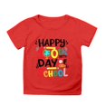 thumbnail image 4 of FhsagQ le 7 Juillet Garçon et Fille Mode Décontractée Imprimé Col Rond Ample Manche Courte T-Shirt Haut Filles Printemps T-Shirts Taille 8-10 Moins de 20 Printemps Chemises Fille Taille 10-12 pour la Plage Rouge 11-12 Ans, 4 of 4