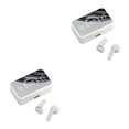 thumbnail image 3 of fastboy Wireless Earbuds HiFi LED Display Mirror Sports Running Cycling White 2Set, 3 of 5