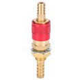 thumbnail image 3 of Quick Connector Fitting Tig Welding Quick Connector Solid Brass Quick Hose Connector Fitting For MIG TIG Welder Torch Red, 3 of 8