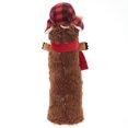 thumbnail image 2 of Holiday Time Large Squeaky Stuffed Dog Toy – Buffalo Plaid Hedgehog, 2 of 4