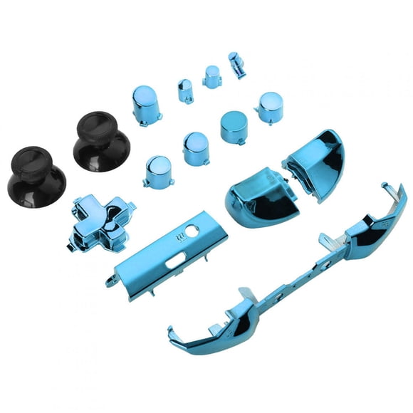 AdhoreCA Xbox One Slim Gamepad Buttons Replacement Kit Red Blue ABS