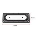 thumbnail image 2 of Unique Bargains 85 × 35mm Speaker Passive Radiator Vibration Plate, Subwoofer Vibration Membrane,  DIY Bass, Low Frequency, 2 of 2