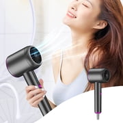 Dvkptbk Blow Dryer Negative Ionic Hair Dryer with Concentrator, Expertise Portable Hair Dryers for Women Curly Hair,Constant Temperature Hair Care without Damaging Hair Home Appliances