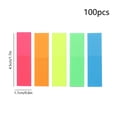 thumbnail image 3 of PRETXORVE 100PCS Stickys Indexs Tabs Transparent Stickys Page Markers Notes Book Markers Stickys Note Tabs Page Tabs Label Stickers Pops Up Post Tabs Flags Stickers, 3 of 6