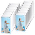 thumbnail image 2 of 36 Pcs Acrylic Fridge Magnetic Frame , Mini Double Sided Refrigerator Magnet Picture Frame Clear Frameless Display Frame, 2 of 7