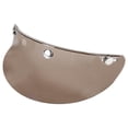 thumbnail image 2 of jinwen 3-Snap Helmet Visor Peak Open Face Protector 15cmx5cm Transparent Tea, 2 of 8