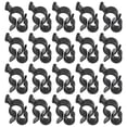 thumbnail image 1 of Thinsony 20x Black Awning Hooks For Wide Applications And Compatibility Easy To Piping Strip Hooks Versatile black 1Set, 1 of 6